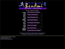 Tablet Screenshot of bonamisoftware.com